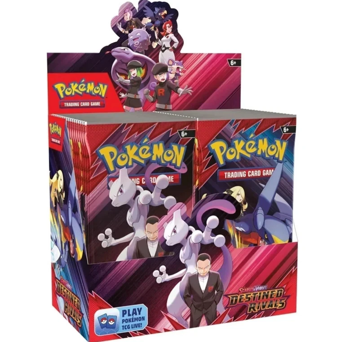 Pokémon TCG: Scarlet & Violet—Destined Rivals Booster Pack Art Set (4 Packs)
