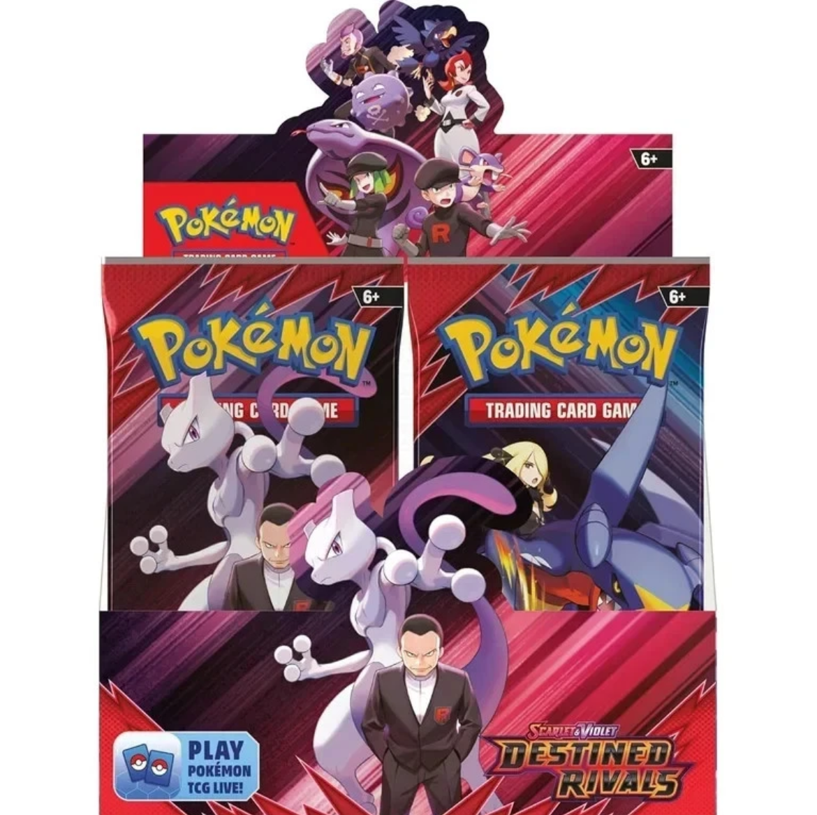 Pokémon TCG: Scarlet & Violet—Destined Rivals Booster Pack Art Set (4 Packs)